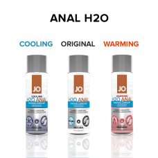 Анальна змазка JO ANAL H2O – WARMING (120 мл), розігрівальна, на водній основі
