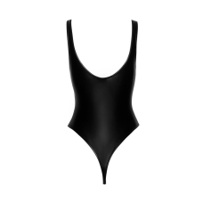 Боді Noir Handmade F244 Powerwetlook body with high cut bottom hem – M