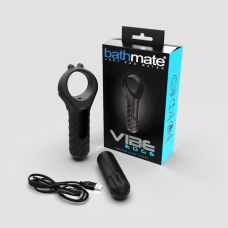 Эрекционное кольцо с виброкулей – Bathmate Vibe Edge 10 режимов