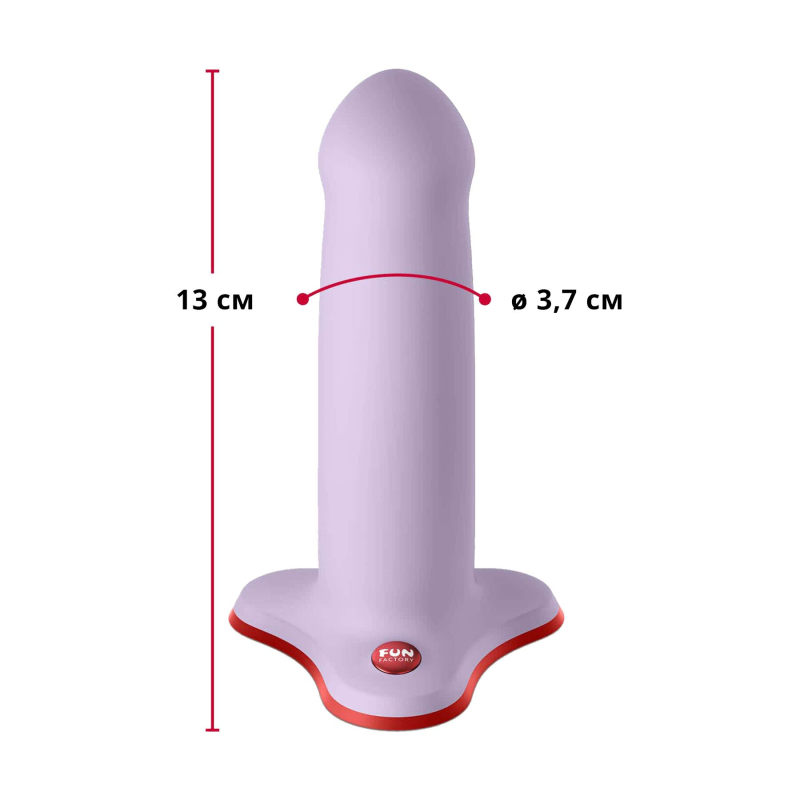 Фаллоимитатор Fun Factory AMOR, сиреневый, длина 14.6 см, диам. 3.7 см, изогнутый