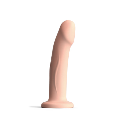 Фаллоимитатор на присоске – Dorcel Real Pleasure M Vanilla - длина 17.5 см