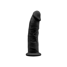 Фалоімітатор SilexD Robby Black (MODEL 2), довжина 15 см, діам. 3.5 см, двошаровий, силікон + Silexpan
