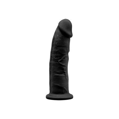 Реалістичний двошаровий дилдо SILEXD Robby Black MODEL 2 15 см на присосці, діаметр 3,5 см
