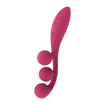 Гибкий универсальный вибратор – Satisfyer Tri Ball 1 – 3 мотора, 50 уникальных комбинаций