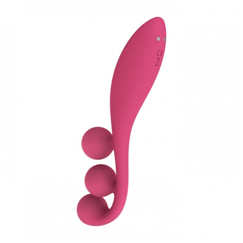 Гибкий универсальный вибратор – Satisfyer Tri Ball 1 – 3 мотора, 50 уникальных комбинаций