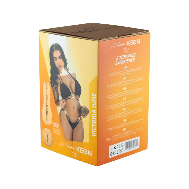 Інтерактивна автоматична секс–машина для чоловіків Kiiroo Keon Combo Set з мастурбатором Feel Victoria