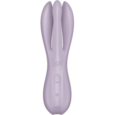 Кліторальний вібратор – Satisfyer Threesome 2 Violet – 3 гнучкі пальчики, 3 мотори, 12 режимів