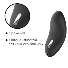 Кліторальний вібратор у трусики Svakom Echo Black – 5 режимів вібрації та 5 рівнів інтенсивності