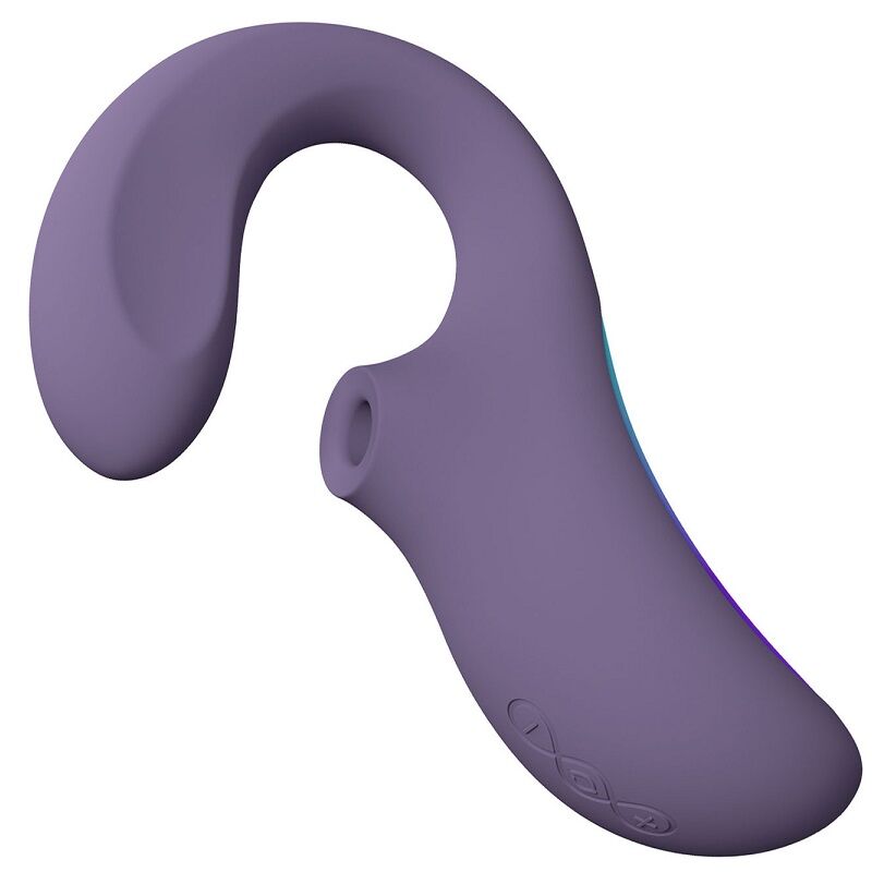 Кліторально-вагінальний звуковий стимулятор – LELO Enigma WAVE Cyber Purple – 3 типи стимуляції, гнучкий стовбур