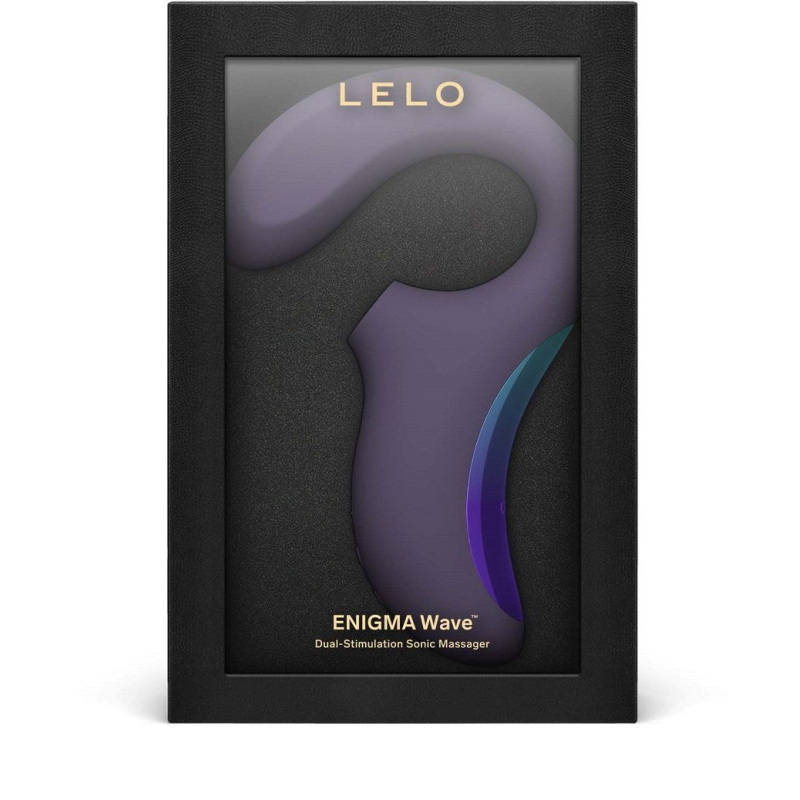 Кліторально-вагінальний звуковий стимулятор – LELO Enigma WAVE Cyber Purple – 3 типи стимуляції, гнучкий стовбур