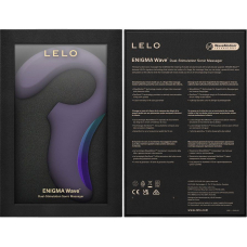 Кліторально-вагінальний звуковий стимулятор – LELO Enigma WAVE Cyber Purple – 3 типи стимуляції, гнучкий стовбур