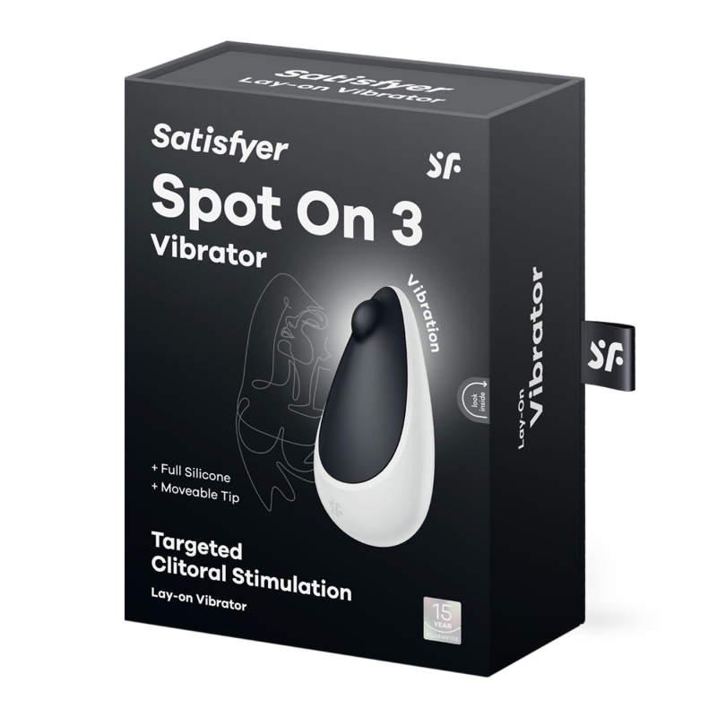 Компактный мощный вибратор – Satisfyer Spot On 3 Black, 12 режимов вибраций