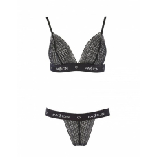 Комплект білизни Passion Exclusive GLAMISS SET S/M, чорний колір