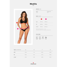 Комплект Obsessive Medilla 2–pcs set M/L