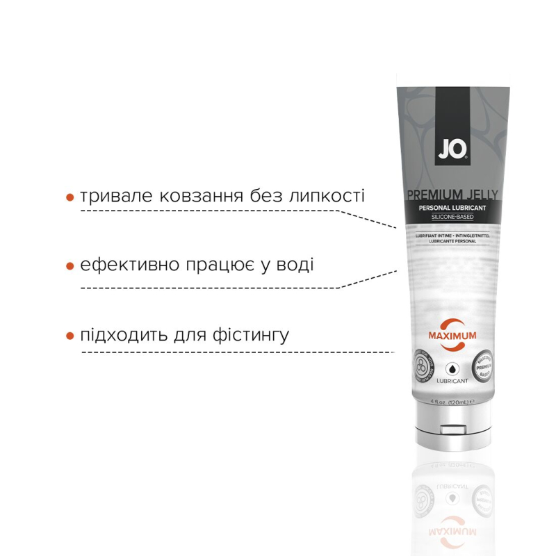 Лубрикант на силіконовій основі JO PREMIUM JELLY – MAXIMUM (120 мл)