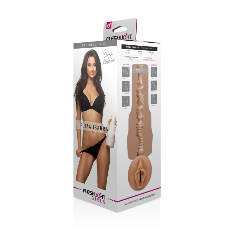 Реалістичний мастурбатор для чоловіків зі зліпка вагіни Eliza Ibarra Ethereal – Fleshlight