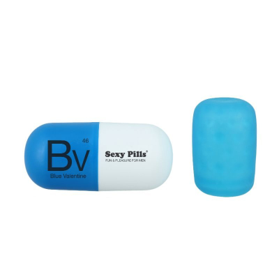 Мастурбатор в виде таблетки – Love To Love SEXY PILLS BLUE VALENTINE
