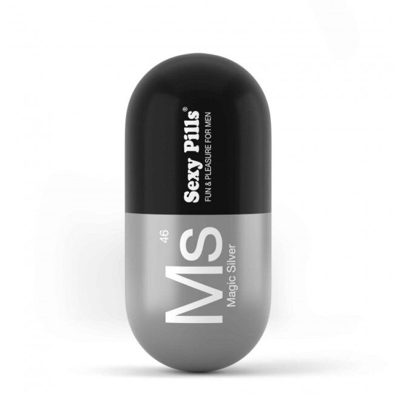 Мастурбатор у вигляді пігулки – Love To Love SEXY PILLS MAGIC SILVER