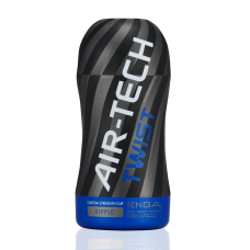 Мастурбатор зі змінною тугістю обхвату – Tenga Air–Tech Twist Ripple Blue – ефект мінету
