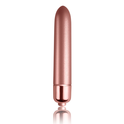 Матова віброкуля рожевого кольору Rocks Off RO-90mm Touch of Velvet Rose Blush – 10 режимів вібрації, на батарейці