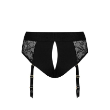 Мереживні труси для страпону з підв'обов'язками для панчіх Strap-On-Me DIVA HARNESS, S
