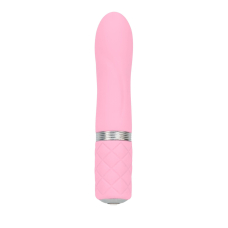 Міні-вібратор з кристалом Сваровські – PILLOW TALK Flirty Pink – гнучка головка, м'який силікон