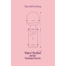 Мини вибромассажер – FairyGasm SecretFuntasy Green – гибкое крепление головки, 10 режимов вибрации