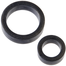 Набір ерекційних кілець Doc Johnson Platinum Premium Silicone – The C-Rings – Charcoal