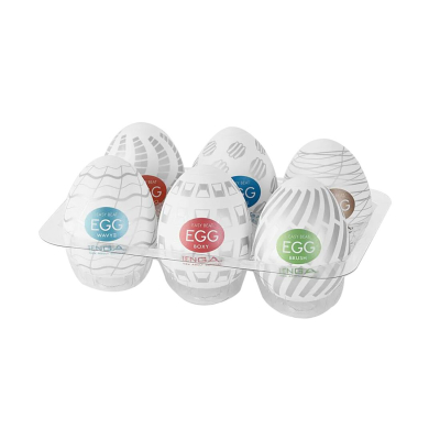 Набір яєць мастурбаторів 6 шт – Tenga Egg New Standard Pack