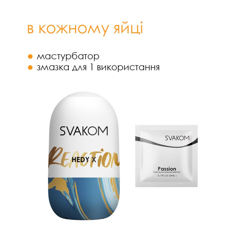 Набір яєць мастурбаторів – Svakom Hedy X-Reaction