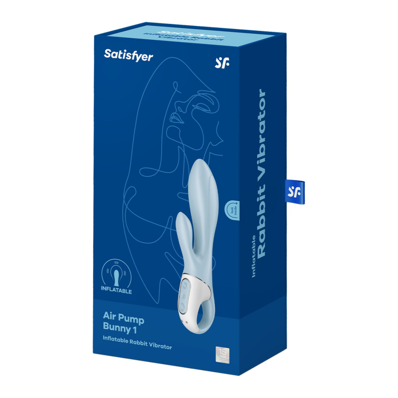 Надувний вібратор-кролик – Satisfyer Air Pump Bunny 1