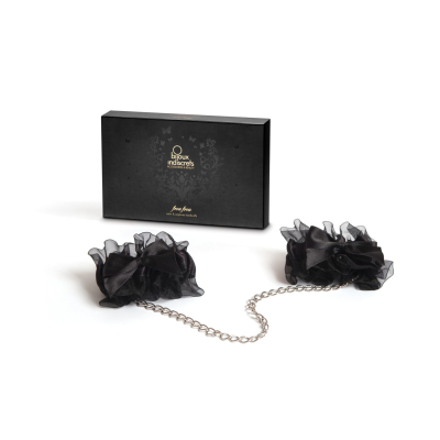 Наручники Bijoux Indiscrets – Frou Frou Organza handcuffs, атлас и органза, подарочная упаковка