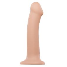 Насадка для страпона Strap-On-Me Dual Density Dildo Flesh L, диаметр 3.7 см, двуслойная, гибкая