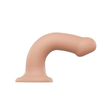 Насадка для страпона Strap-On-Me Dual Density Dildo Flesh L, диаметр 3.7 см, двуслойная, гибкая