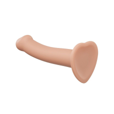Насадка для страпона Strap-On-Me Dual Density Dildo Flesh L, диаметр 3.7 см, двуслойная, гибкая