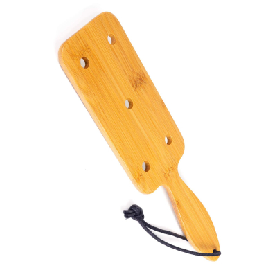 Падл Fetish Tentation Paddle Wide and Short Bamboo, упакован в ПЭ пакет
