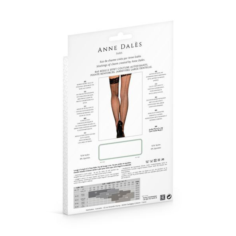 Панчохи Anne De Ales CLOE T2 Чорний колір