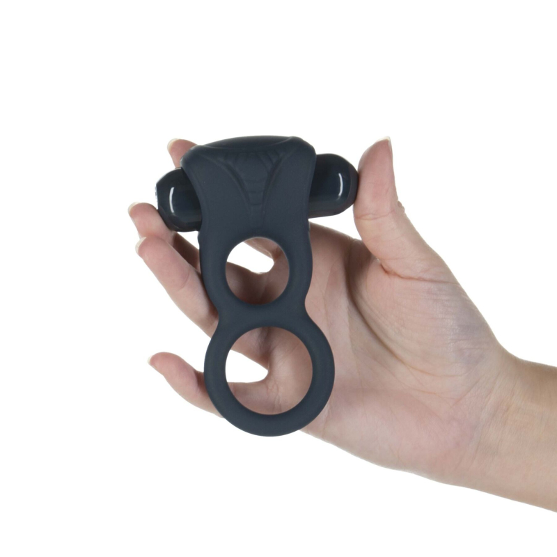 Двойное эрекционное кольцо с вибрацией Lux Active-Triad - Vibrating Dual Cock Ring, пульт ДК