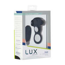 Двойное эрекционное кольцо с вибрацией Lux Active-Triad - Vibrating Dual Cock Ring, пульт ДК