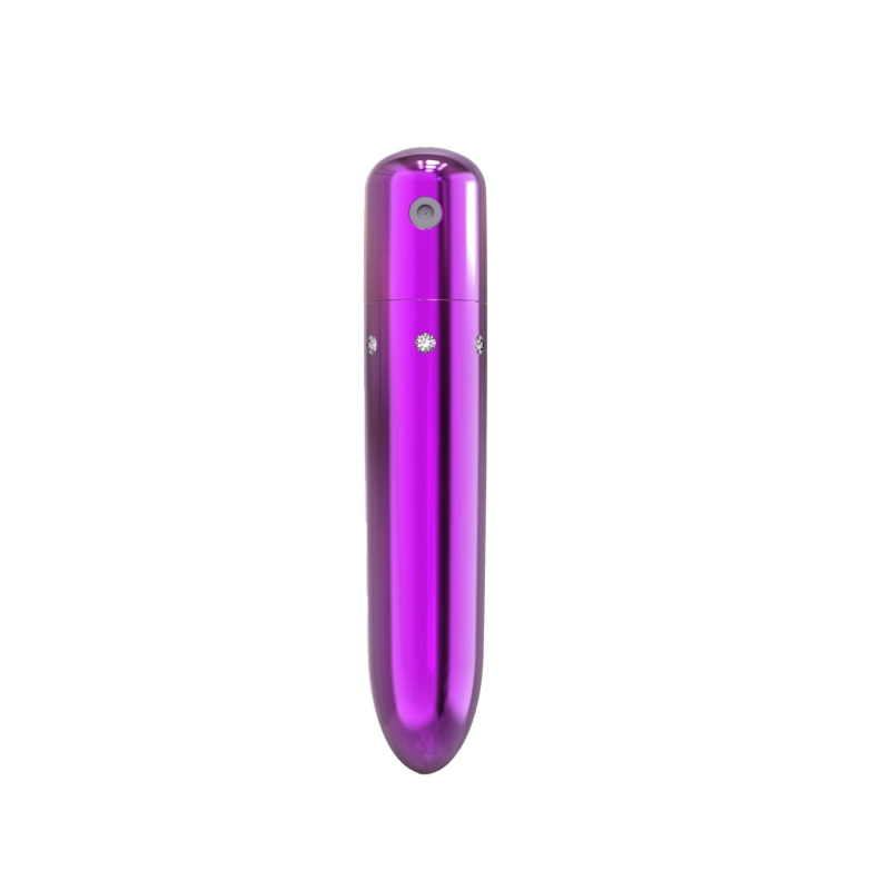 Потужна вібропуля – PowerBullet Pretty Point Purple – 10 вібро-режимів, безшумна робота