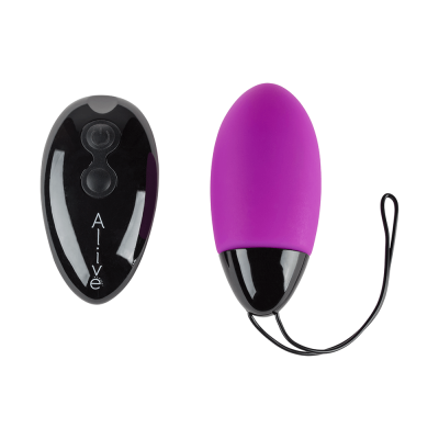 Мощное виброяйцо Alive Magic Egg MAX Violet с пультом управления и 10 режимами