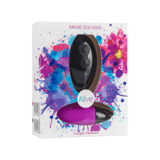 Потужне віброяйце Alive Magic Egg MAX Violet з пультом управління та 10 режимами