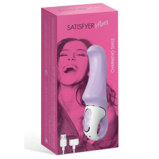 мощный вибратор для точки G Satisfyer Vibes Charming Smile – с гибким стволом, медицинский силикон, 12 режимов вибрации