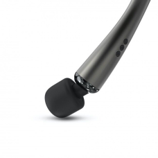 Мощный вибромассажер микрофон – Dorcel Megawand Chrome Silver – 160 режимов, головка из качественного силикона