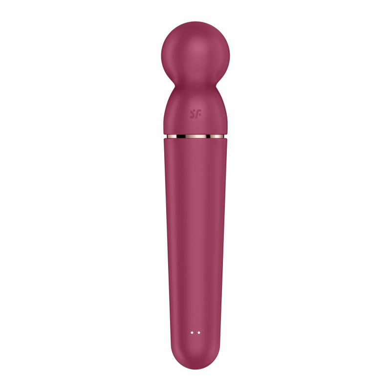 Мощный вибромассажер – Satisfyer Planet Wand-er Berry/Rosegold – 10 режимов вибрации, 6 интенсивностей