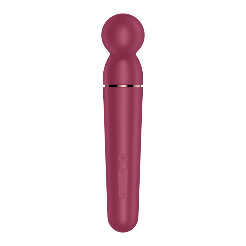 Мощный вибромассажер – Satisfyer Planet Wand-er Berry/Rosegold – 10 режимов вибрации, 6 интенсивностей