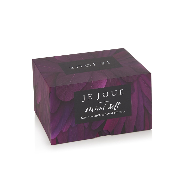 Премиальный вибромассажер – Je Joue Mimi Soft Black – мягкий кончик, 5 скоростей + 7 ритмов