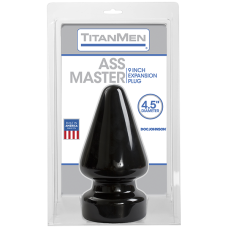 Пробка для фістінгу Doc Johnson Titanmen Tools - Butt Plug - 4.5 Inch Ass Master, діаметр 11,7 см