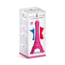 Рожевий дилдо у формі Ейфелевої вежі La Tour Est Folle Paris Pink – довжина 22 см