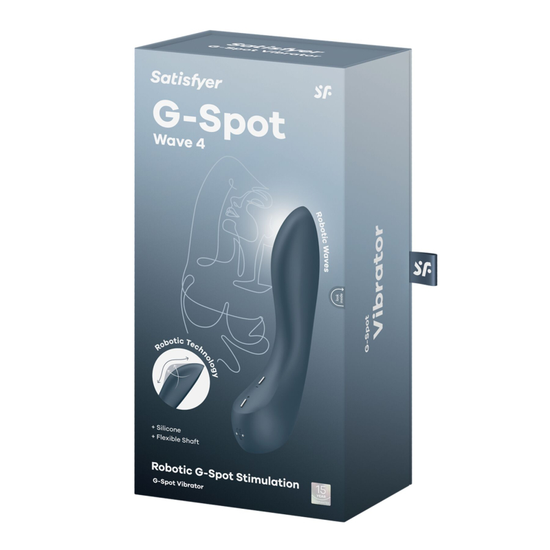 Satisfyer G-Spot Wave 4 – Стимулятор точки G с 12 режимами + эффект поглаживания пальчиком